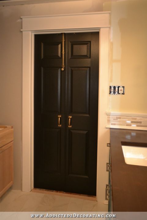 bi fold closet doors turned into double doors 10