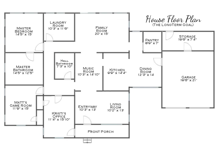 house floor plan - future plan