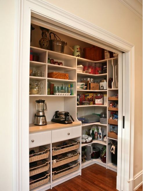 walk in pantry - Marie Newton, Closets Redefined, via Houzz - 1