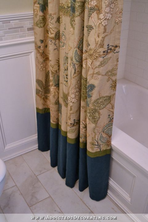 Decorative shower best sale curtains