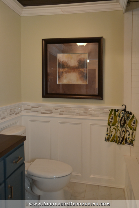 bathroom with new artwork - 2