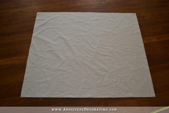 easy DIY euro sham with flanges - 2