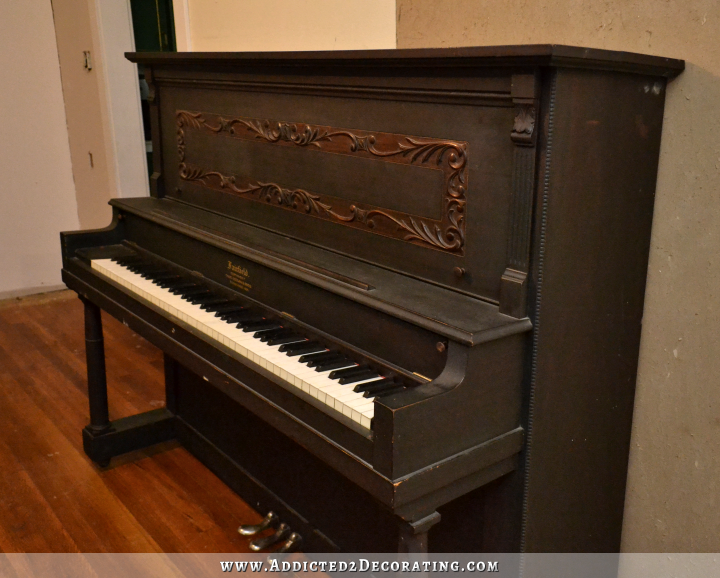 The Music Room Finally Has Music (My “New” 100-Year-Old Piano)