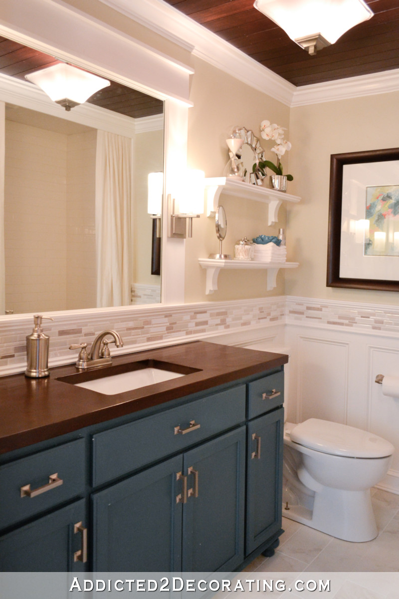 DIY Bathroom Remodel Before And After   Addicted 18 Decorating®