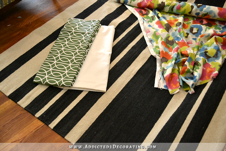 fabrics and rug for dining room - 2