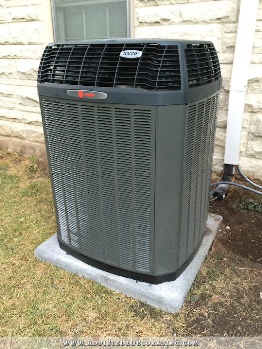 HVAC outdoor unit - Trane XV20 i variable speed