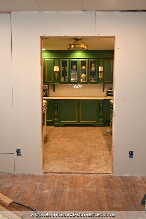 New Doorway From Dining Room To Kitchen