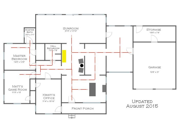 house floor plan - decorating for wheelchair accessibility