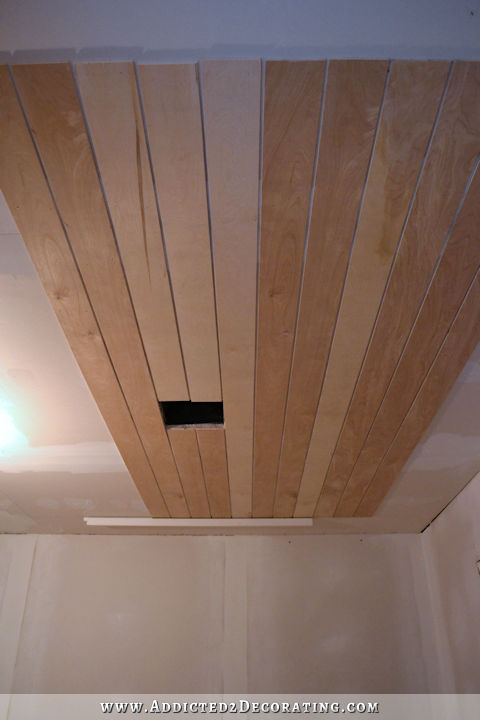 How To Install A Wood Plank Ceiling