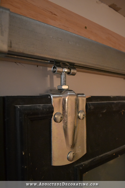 how to install square rail door track - cheap barn door hardware - 13