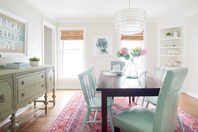 Dining room from Young House Love