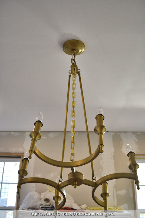Dining Room Chandelier Disappointment, How To Raise Chandelier Chain
