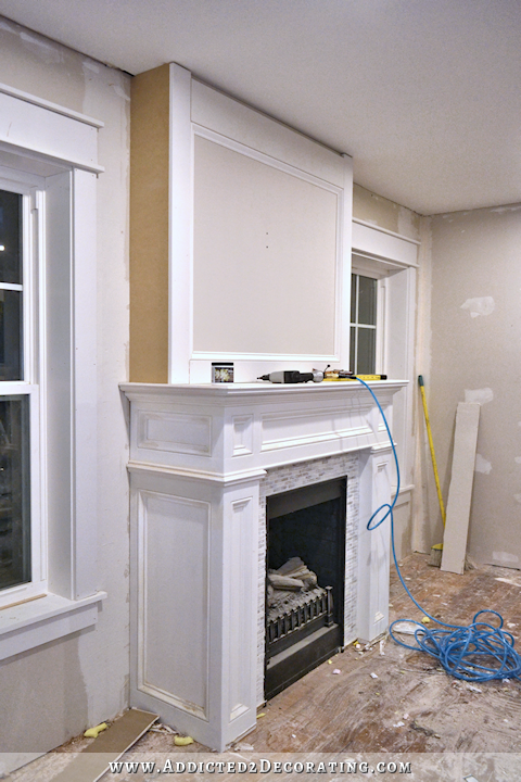 How To Build A Quick And Easy Fireplace Overmantel