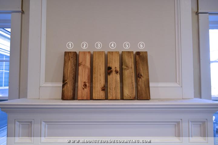 six ways to stain pine - 1