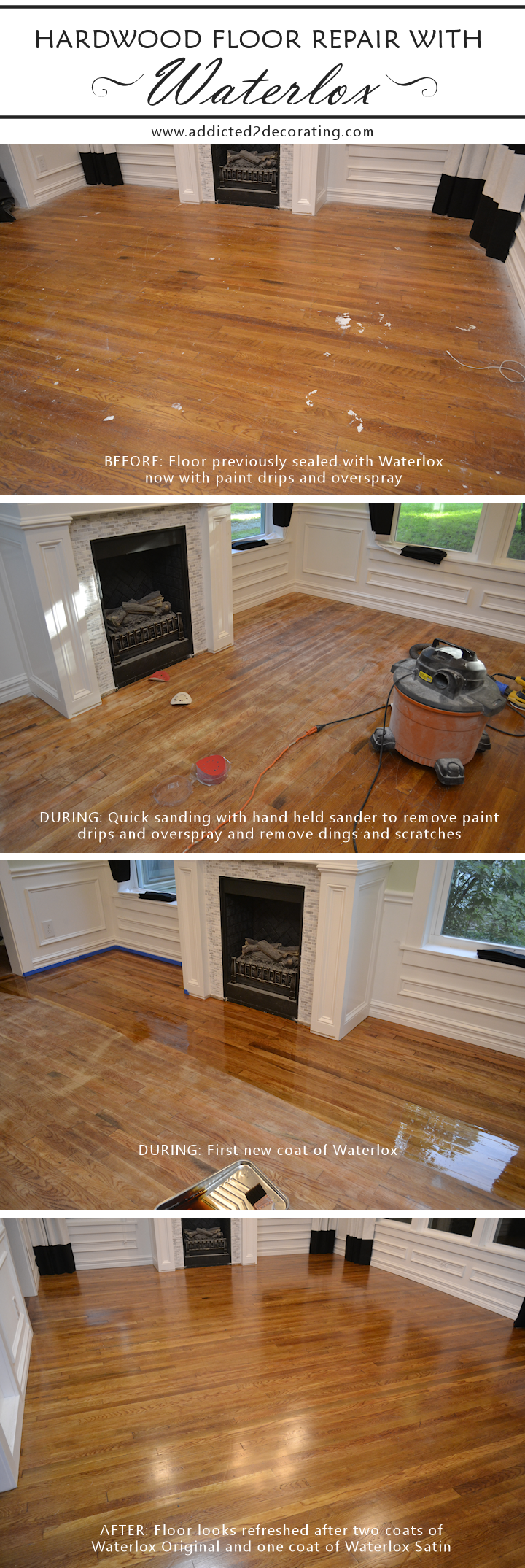 Recoating hardwood floors with Waterlox