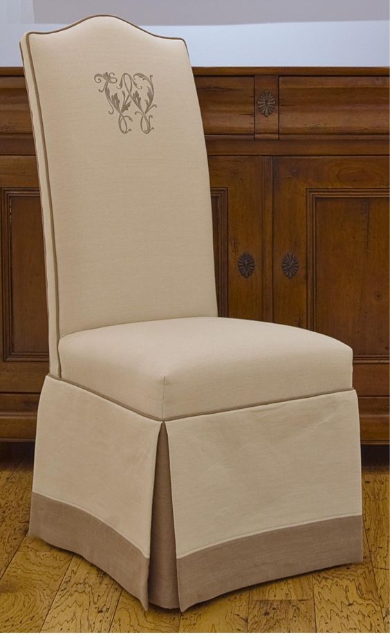 dining chair - skirted from Pebblehill Design