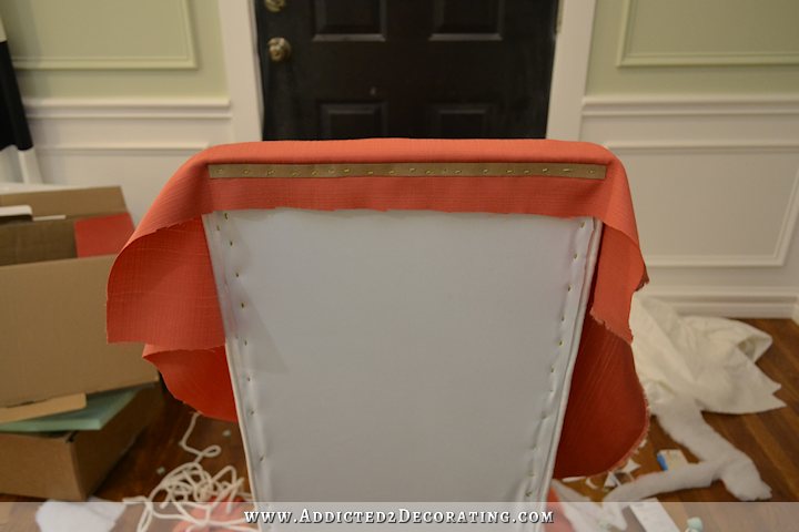 upholstered dining chair makeover - 25