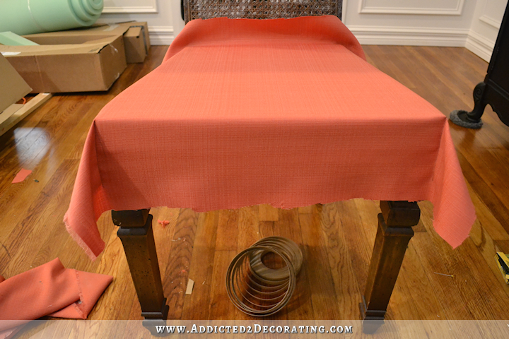 upholstered dining chair makeover - 5