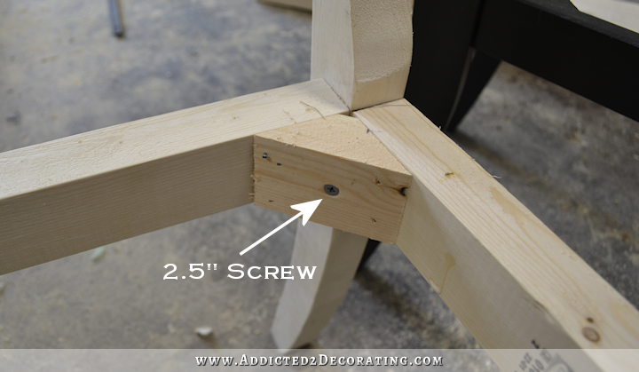 DIY wingback dining chair - how to build a frame for an upholstered chair - 11