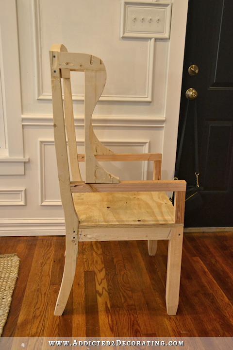 How To Build A Diy Chair Frame, Diy Fabric Dining Chair