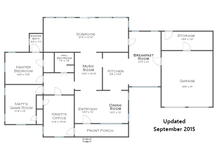 house floor plan - september 2015