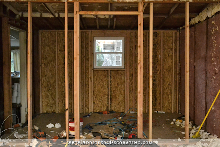 Walk-In Pantry Progress – New Back Wall + New Window