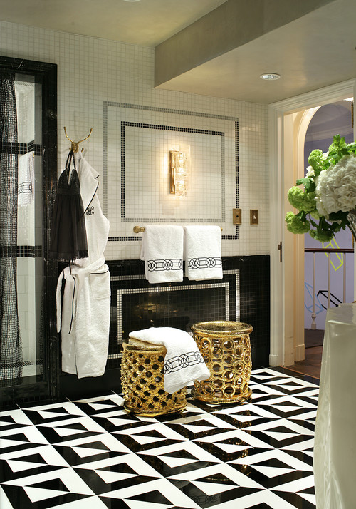 Black & White Patterned Floors