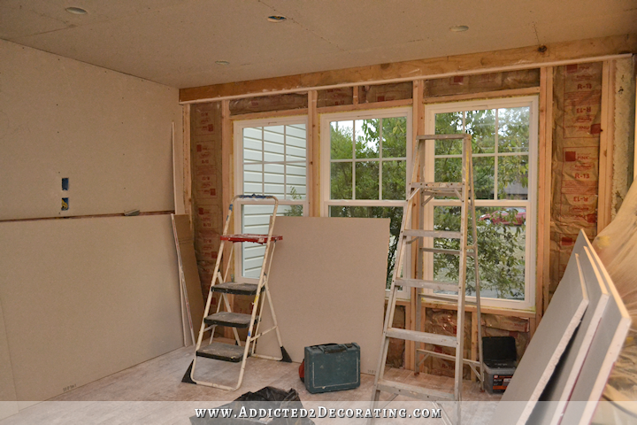 Breakfast Room & Pantry Progress – Electrical & Drywall