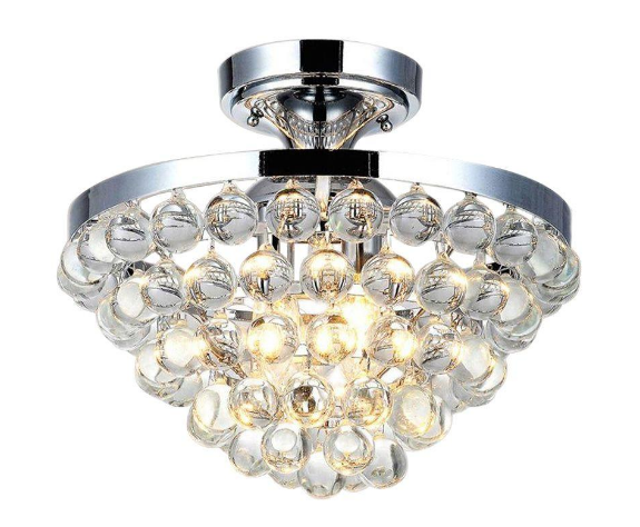 Orb flush clearance mount light