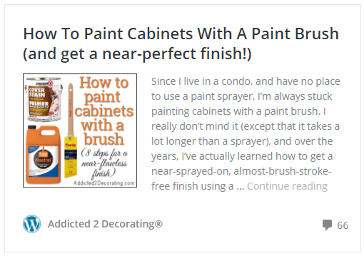 How to paint cabinets with a paint brush and get a near perfect finish