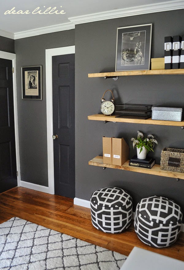 home-office-from-dear-lillie-blog-walls-benjamin-moore-kendall-charcoal-and-doors-benjamin-moore-wrought-iron