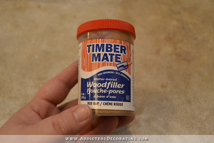 How To Fill Wood Grain On Oak Cabinets Before Painting - Addicted 2 Decorating®