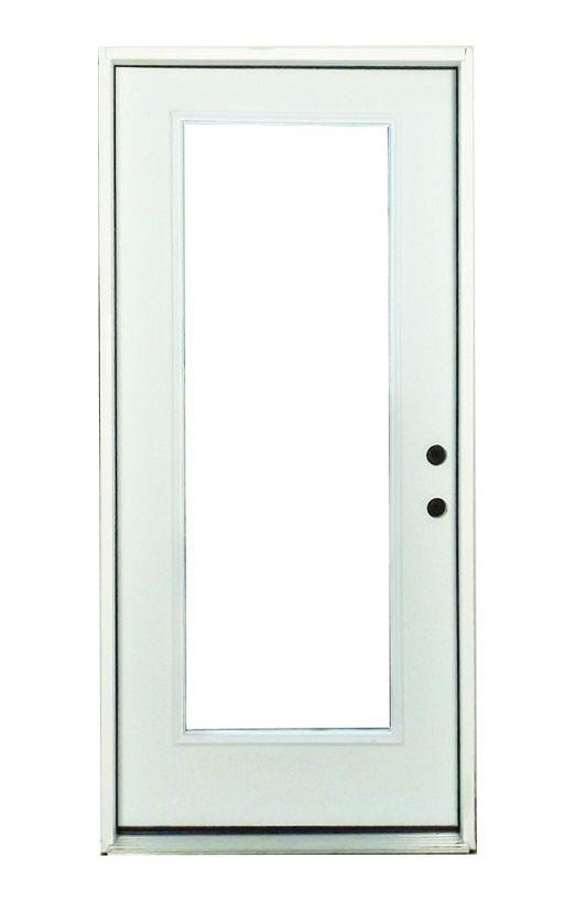 I love the thought of all the light one of these glass front doors will let into the room!