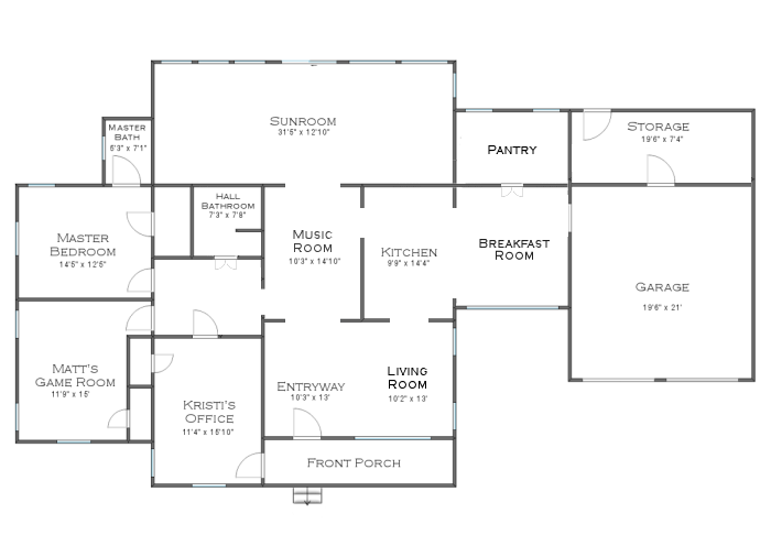 My Tentative Plan For Built-In Storage In The Breakfast Room