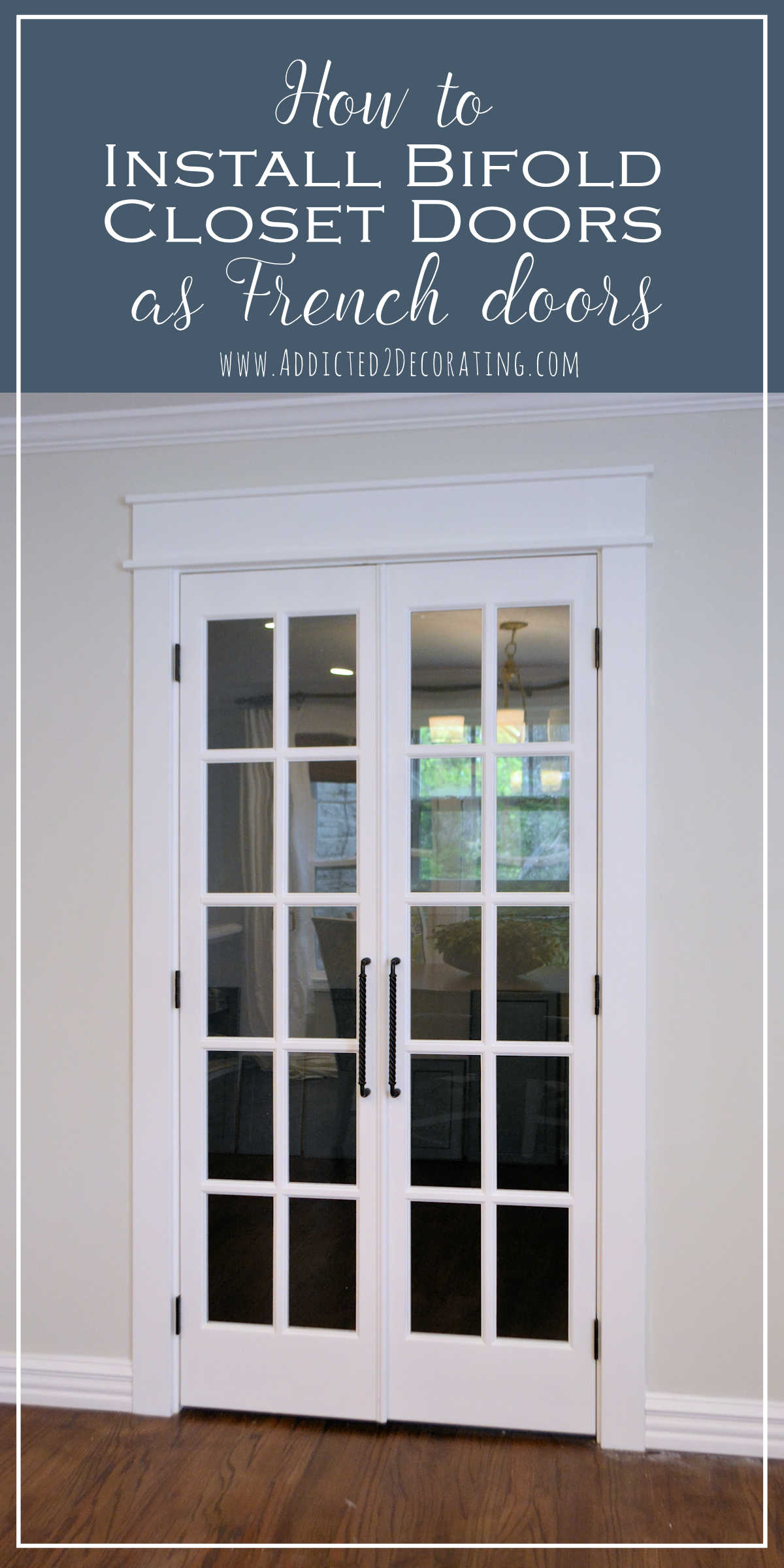 Pantry Doors Finished Bifold Closet Doors Installed As