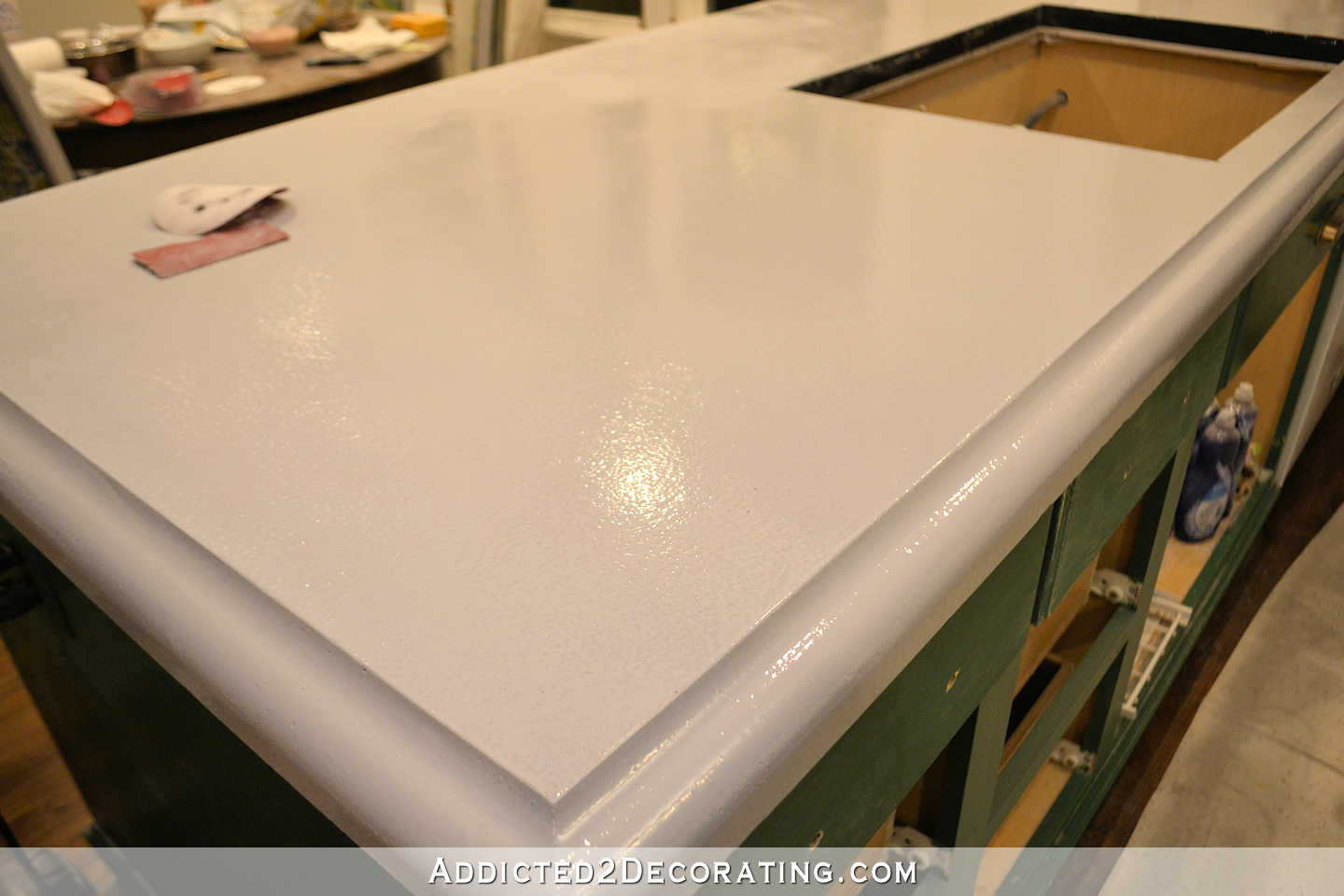 Refinishing My Concrete Kitchen Countertops Part 1 Of 3