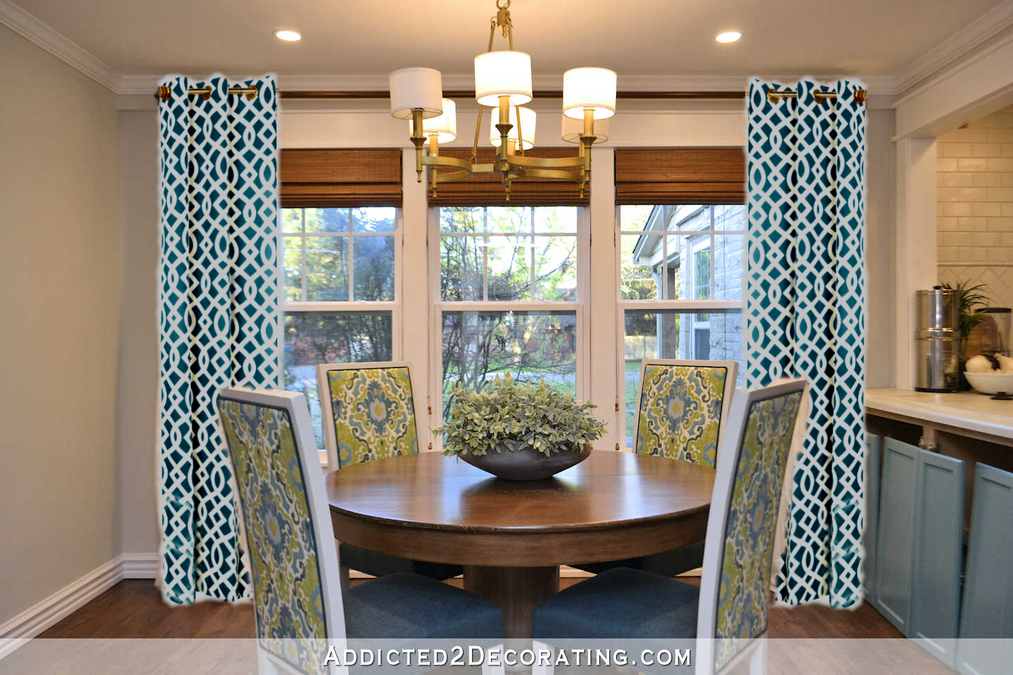 breakfast room mock up with trellis curtains 2