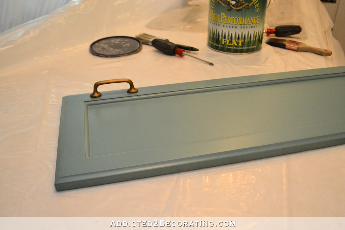 Polycrylic on painted cabinets hotsell