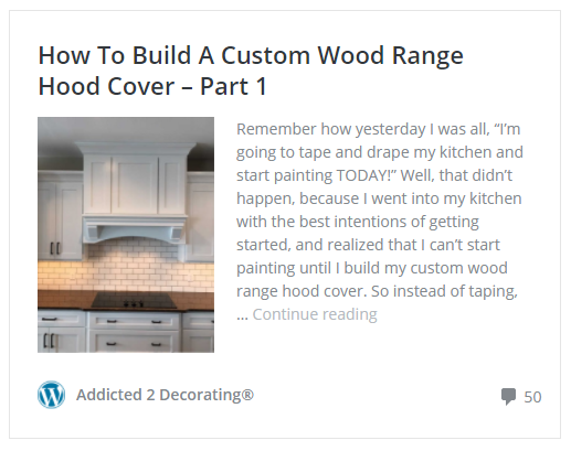 how to build a custom wood range hood cover - part 1