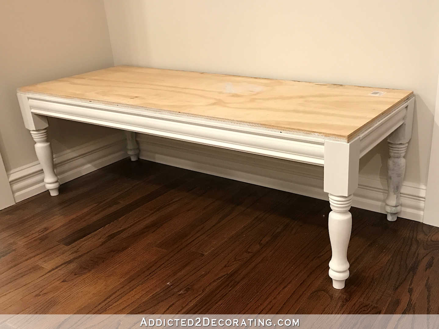 how to build an upholstered dining room bench - 11