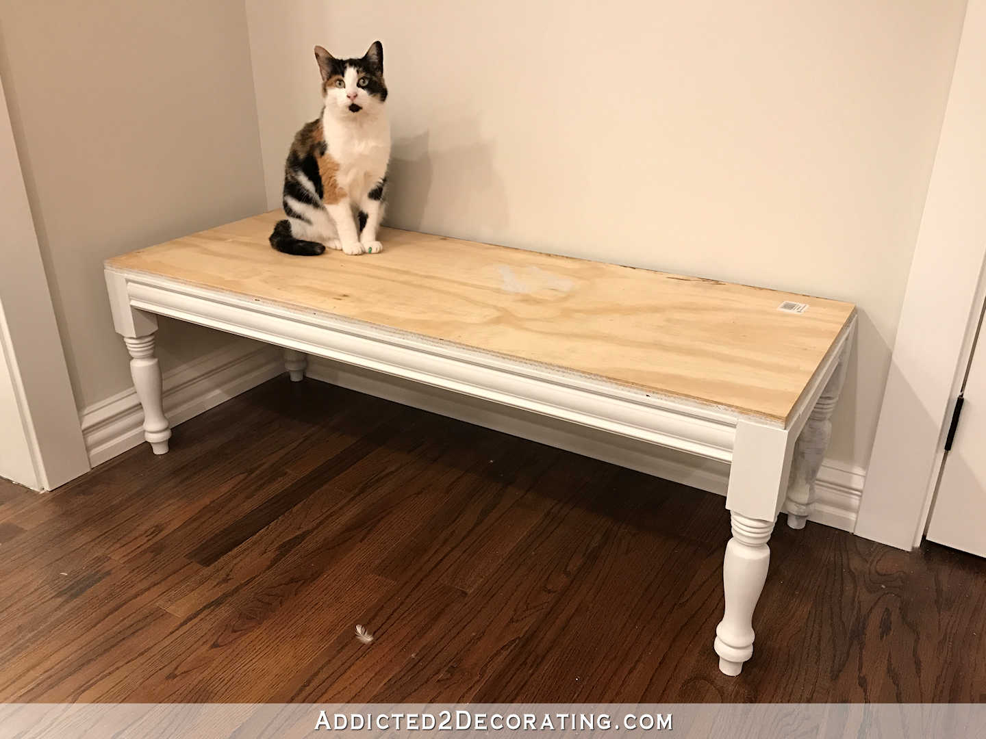 how to build an upholstered dining room bench - 13