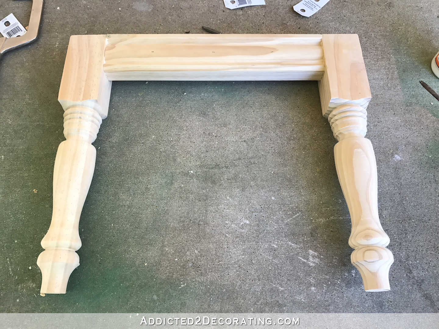 how to build an upholstered dining room bench - 6