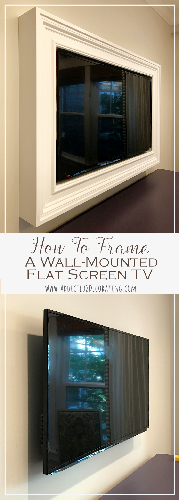 How to Hide Cords on a Wall Mounted TV (With Photos) - In My Own Style