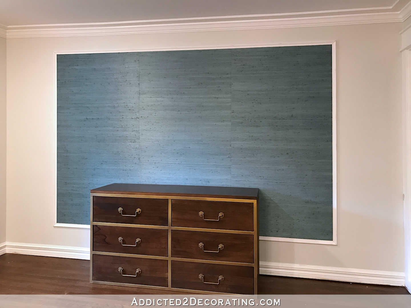 entryway with new credenza from Pier 1 - 1