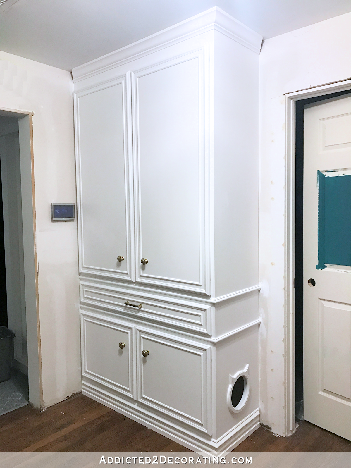 DIY Hallway Cabinets – All Painted And (Practically) Finished!