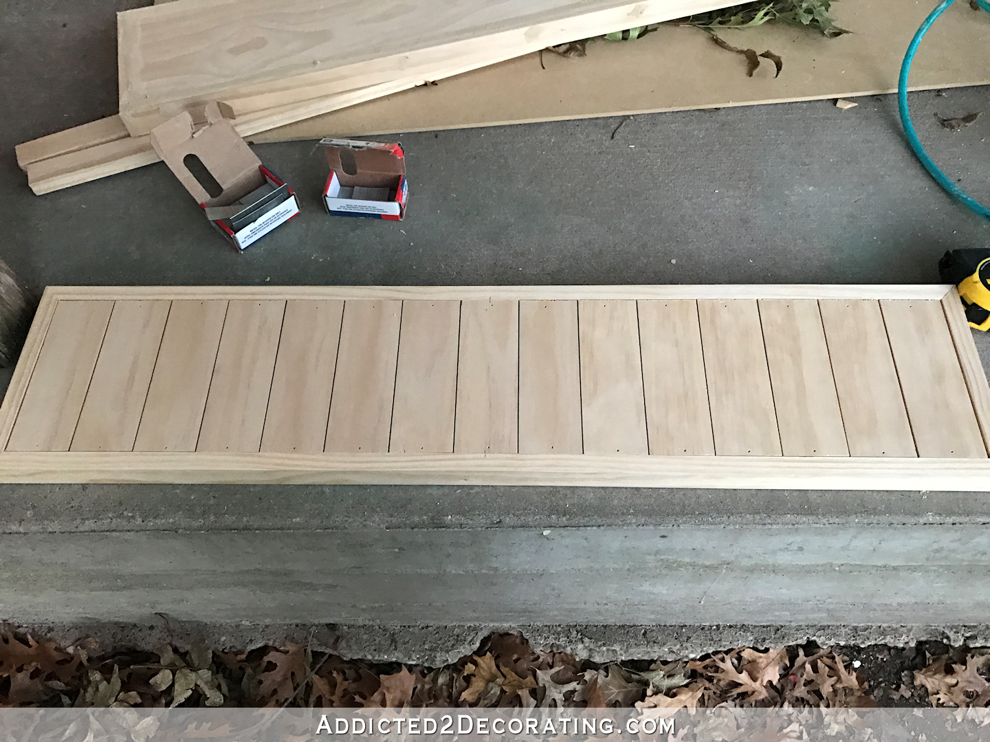how to build a shallow console table with turned wood columns - 8
