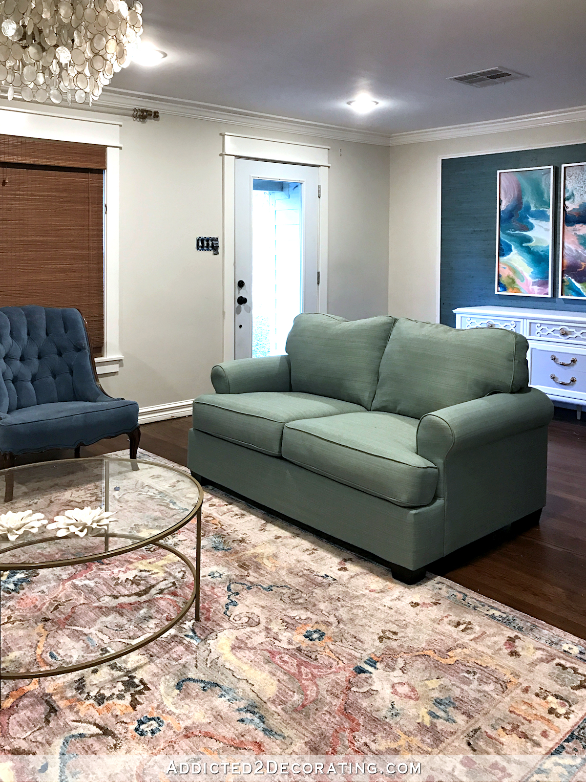 living room update with new furniture - 3