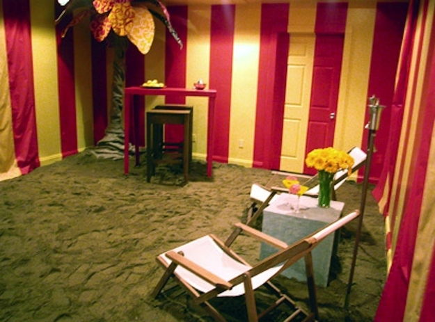 trading spaces - beach-room-with-sand-on-the-floor