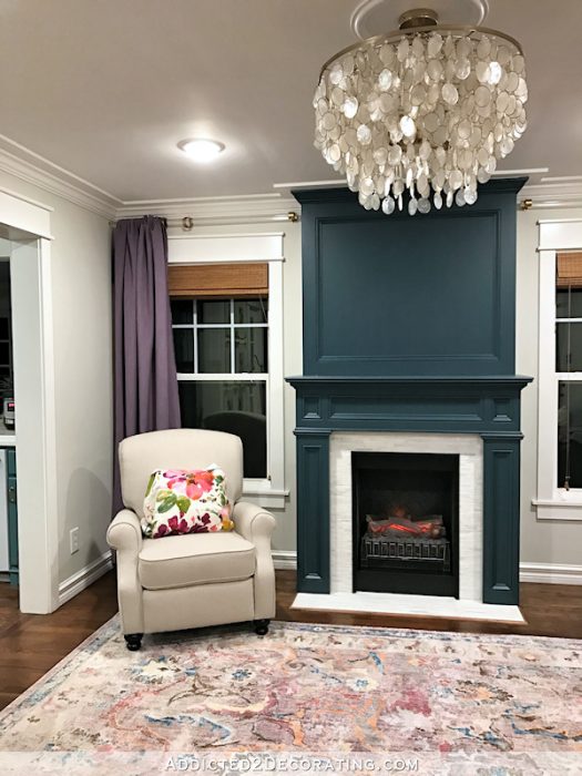 Fireplace Makeover (Plus My Paint Color Trial and Error