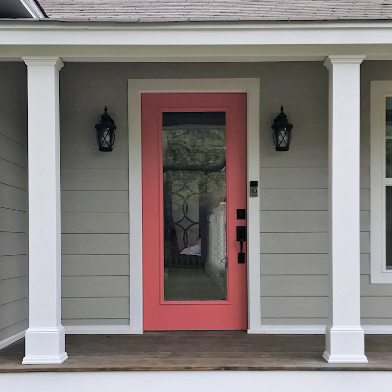 Finished Front Porch Columns (And A Few New Photos Of The Front Exterior)